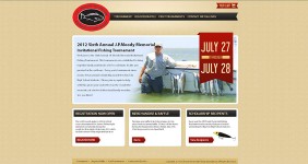 J.P.Moody Fishing Tournament Web Design